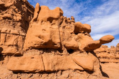 Natural beauty of Goblin Valley State Park with unique sandstone formations in Utah