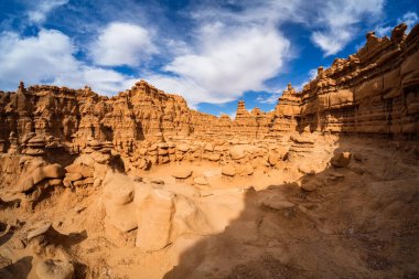 Natural beauty of Goblin Valley State Park with unique sandstone formations in Utah