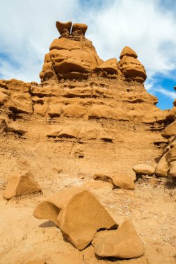 Natural beauty of Goblin Valley State Park with unique sandstone formations in Utah