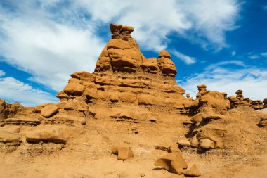 Natural beauty of Goblin Valley State Park with unique sandstone formations in Utah