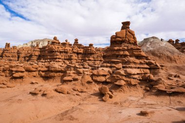 Natural beauty of Goblin Valley State Park with unique sandstone formations in Utah