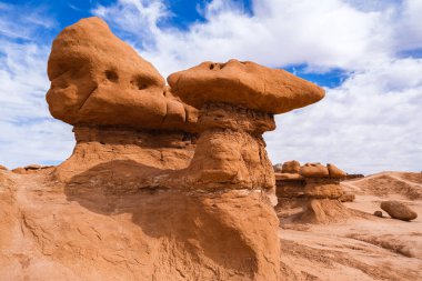 Natural beauty of Goblin Valley State Park with unique sandstone formations in Utah