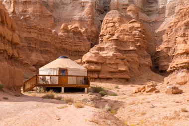 Natural beauty of Goblin Valley State Park with unique sandstone formations in Utah