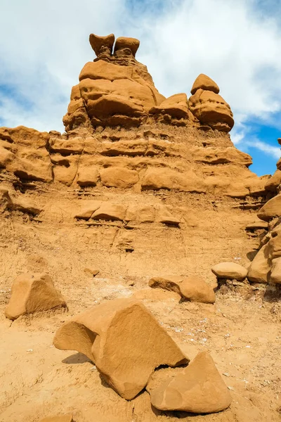 Природная Красота Парка Гоблин Вэлли Уникальными Песчаниками Юте — стоковое фото