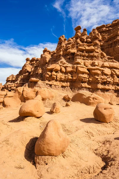 Природная Красота Парка Гоблин Вэлли Уникальными Песчаниками Юте — стоковое фото