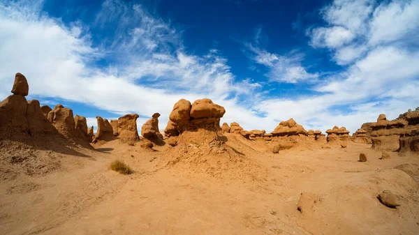 Natural Beauty Goblin Valley State Park Unique Sandstone Formations Utah — Foto de Stock