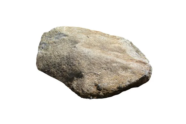 Roccia Isolata Sfondo Bianco — Foto Stock