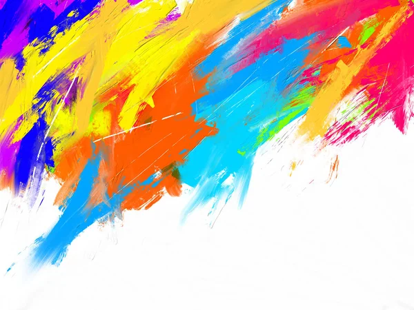 Abstract Colorful Painting Background — Stock Photo, Image