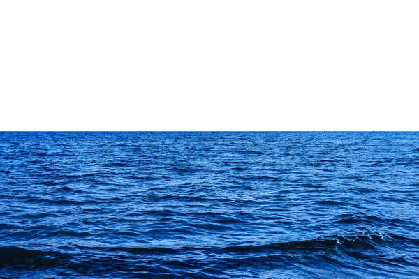 Голубое Море Изолировано Белом Фоне — стоковое фото