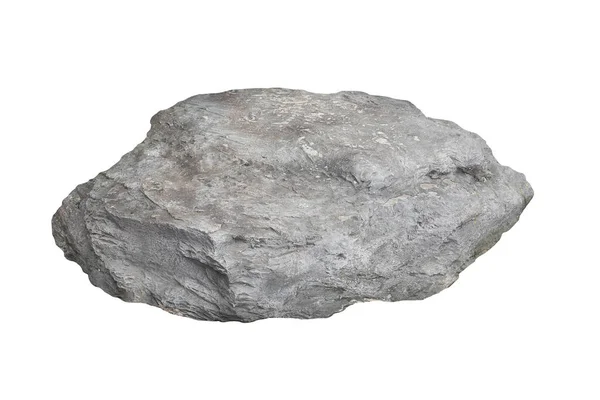 Roccia Isolata Sfondo Bianco — Foto Stock