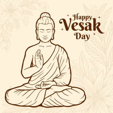 Mutlu Vesak Günü çizimleri
