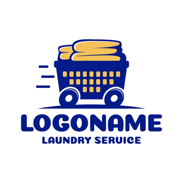Laundry Service Logo Template Laundry Logo — Image vectorielle