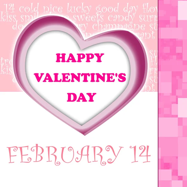 Sevgililer tebrik kartı