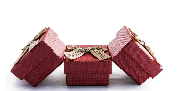 Ring and Boxes — Stock Photo, Image