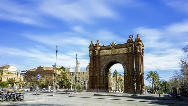 凱旋門。バルセロナ. — ストック写真