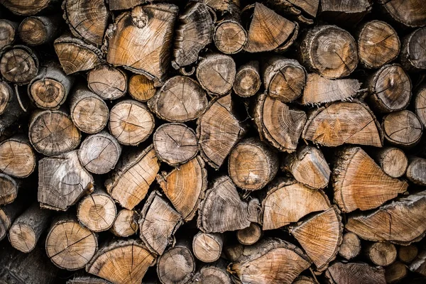 Haufen Holz Hintergrund — Stockfoto