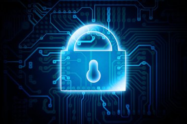 Digital Encryption Lock clipart