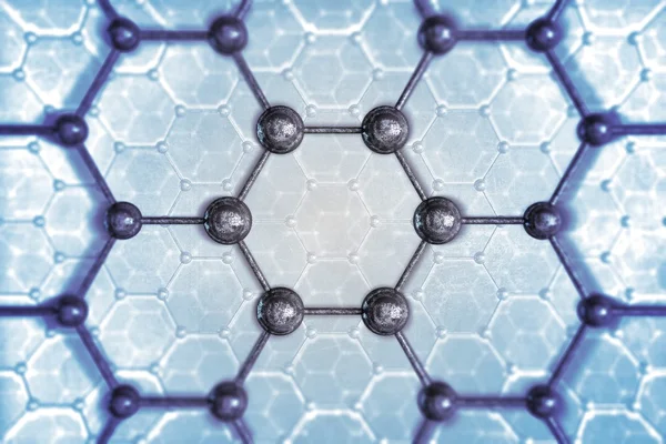 โครงสร้างโมเลกุล — ภาพถ่ายสต็อก
