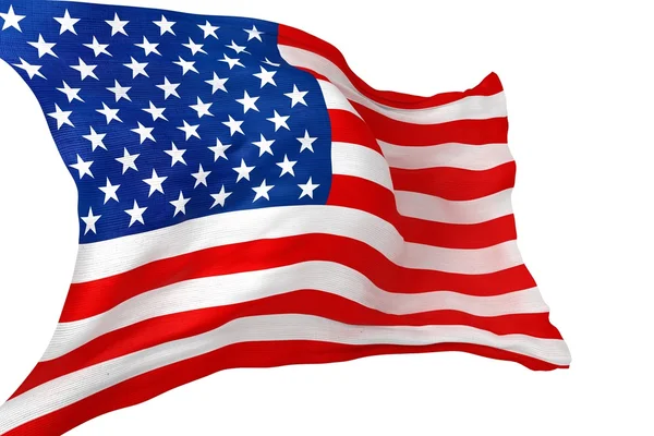 United States Flag Isolated — Stock Photo, Image