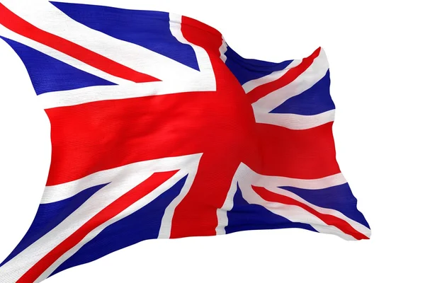 Bandera británica aislada —  Fotos de Stock