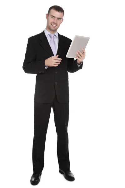 A man with a pad Stock Image