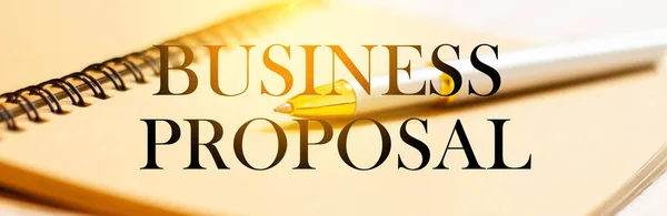 Business Proposal Baggrund Forretningsudstyr Kontoret - Stock-foto