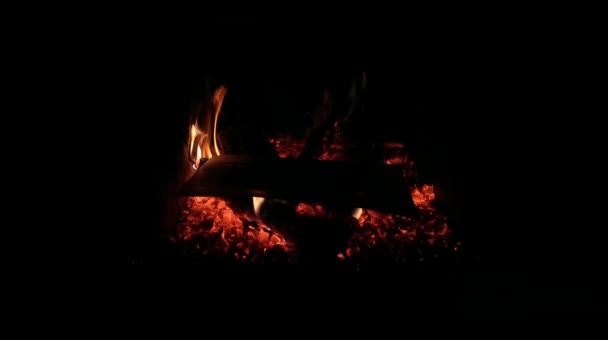 Adópapír Elégetése Kandallóban — Stock videók