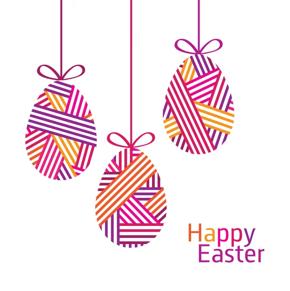 Happy Easter. Vector illustration. — Stock Vector