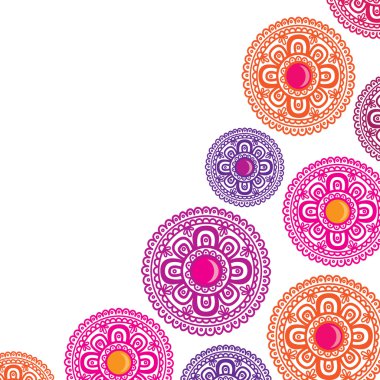 Bahar çiçekleri. vektör illüstrasyonu.