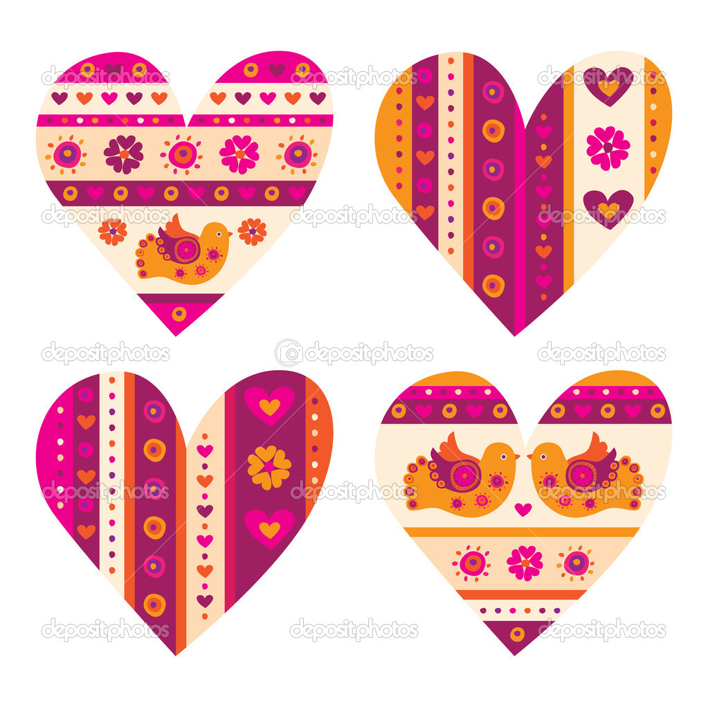 Valentines Day. Mothers day. Wedding. Vector illustration.