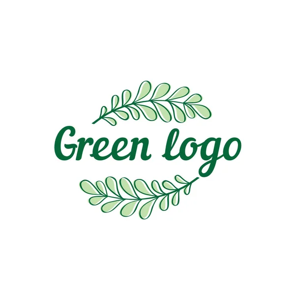 Naturlöv Organisk Logotyp Design Vektor Stockvektor