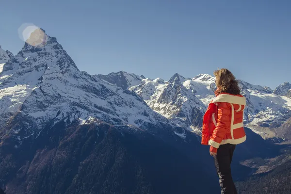 Ragazza di montagna — Foto Stock