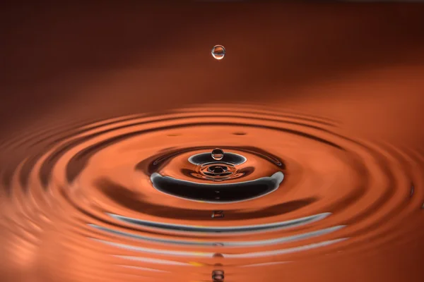 Una gota círculos — Foto de Stock