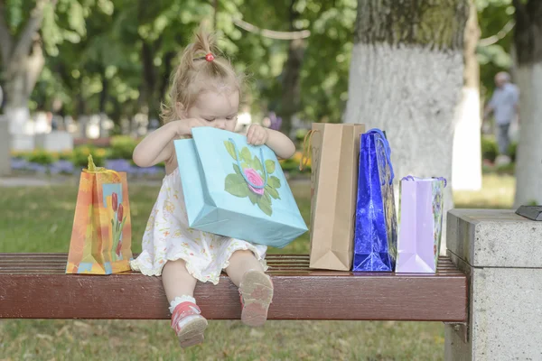 Baby girl bags — Stock Photo, Image