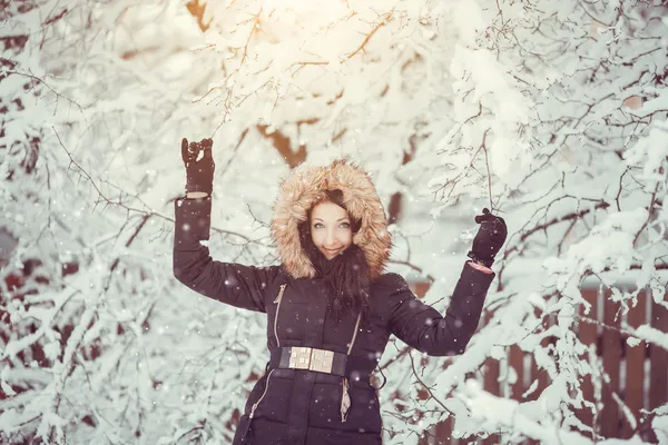 Winter meisje — Stockfoto