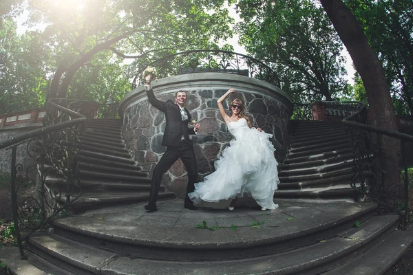 Casal engraçado — Fotografia de Stock