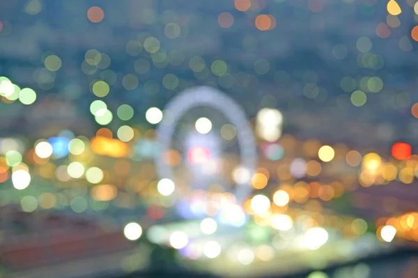 Bangkok City Skyline. Foto offuscata bokeh — Foto Stock