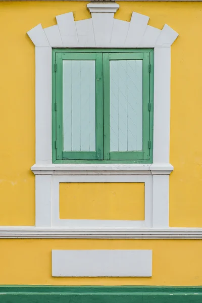 Alte thailändische Fenster — Stockfoto