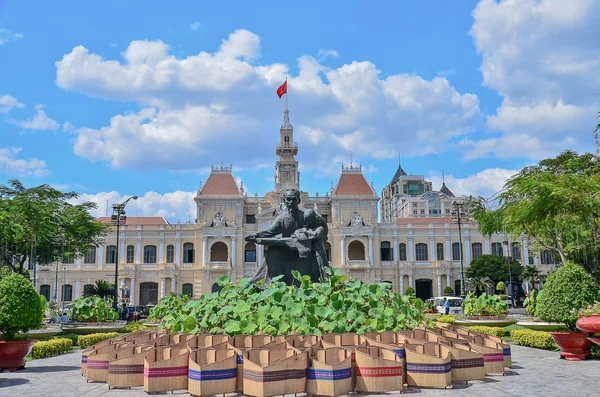 Ho chi minh city, vietnam bina Halk Komitesi — 스톡 사진