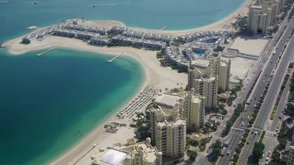 Дубай Объединенные Арабские Эмираты Октября 2021 Года Вид Искусственный Остров — стоковое фото