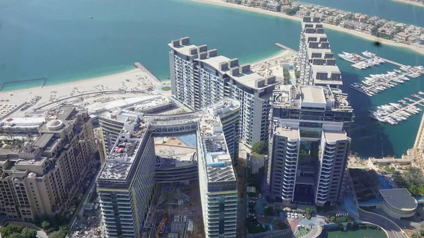 Dubai Emirados Árabes Unidos Outubro 2021 Vista Ilha Artificial Palma — Fotografia de Stock