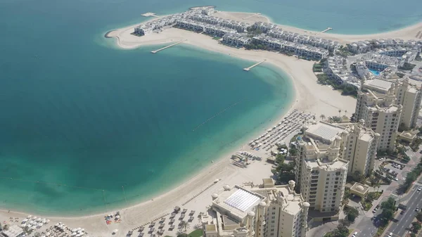 Dubaj Zjednoczone Emiraty Arabskie Października 2021 Widok Sztuczną Wyspę Palma — Zdjęcie stockowe