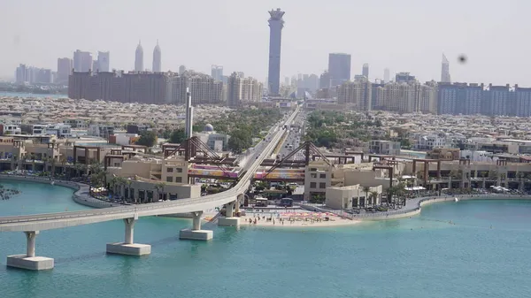 Dubái Emiratos Árabes Unidos Octubre 2021 Vistas Isla Artificial Palma —  Fotos de Stock