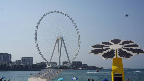 Дубай Оаэ Октября 2021 Ain Dubai Largest Ferris Wheel World — стоковое фото