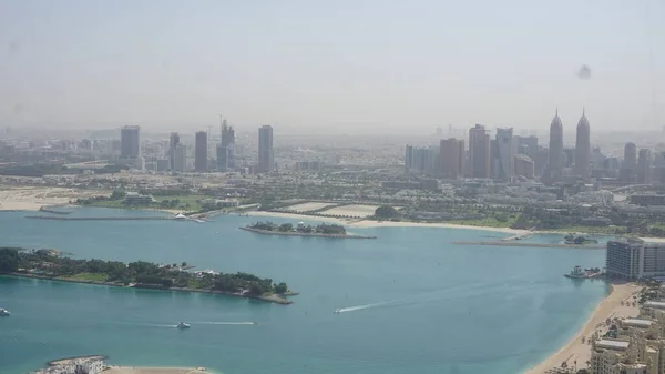 Dubai Єднані Арабські Емірати Жовтня 2021 Вид Острів Пальм Джумейра — стокове фото