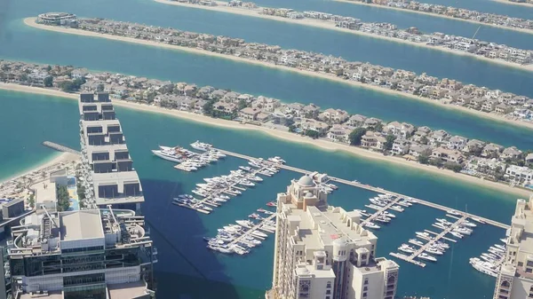 Dubaj Zjednoczone Emiraty Arabskie Października 2021 Widok Sztuczną Wyspę Palm — Zdjęcie stockowe