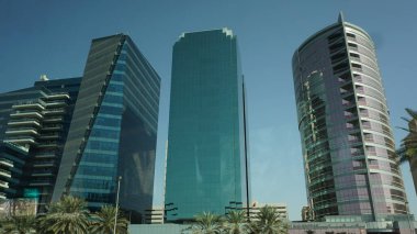 Dubai, Birleşik Arap Emirlikleri, 20 Ekim 2021: Birleşik Arap Emirlikleri 'nde Dubai şehrinin silueti