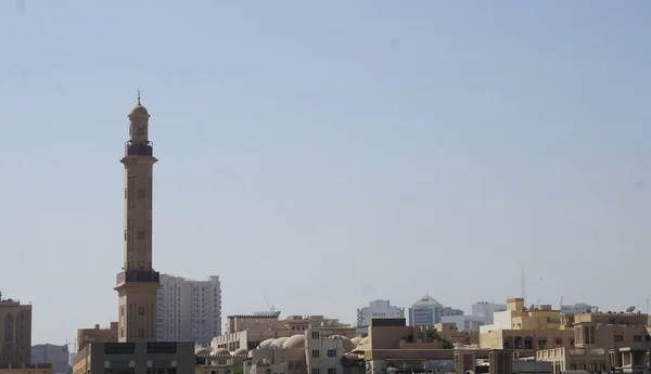 2021年10月20日 阿拉伯联合酋长国迪拜 对阿拉伯联合酋长国的集市和迪拜旧城区的看法 — 图库照片