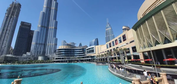 Dubai Egyesült Arab Emírségek 2021 Október Dubai Városképe Kilátás Dubai — Stock Fotó