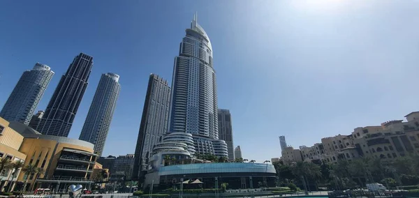 Dubai Förenade Arabemiraten Oktober 2021 Dubai Skyline Utsikt Över Centrala — Stockfoto